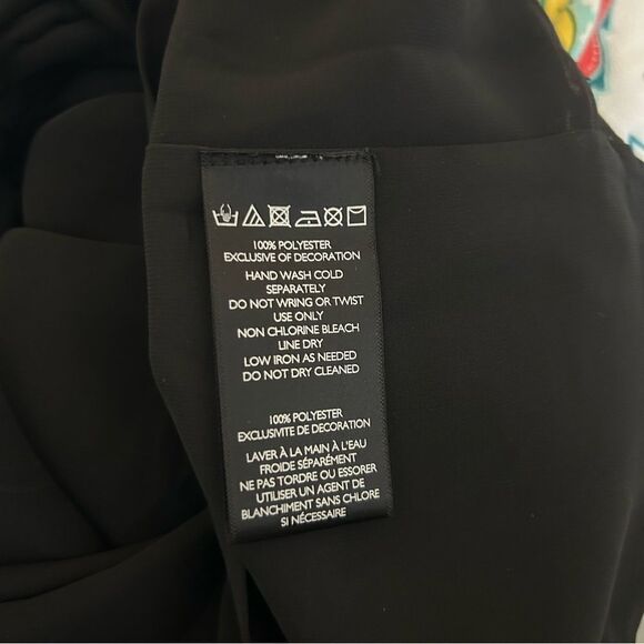 Urban Outfitters Dress Ecote Black Velvet Beaded Art Deco Retro Whimsigoth Shift - Picture 12 of 15